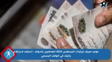 موعد صرف مرتبات أغسطس 2025 للعاملين بالدولة.. استعد لاستلام راتبك في الوقت الرسمي